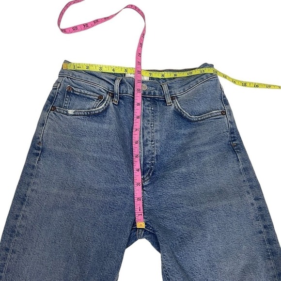 AGOLDE Riley High Rise Straight Crop in Whiplash 25 - Picture 4 of 9